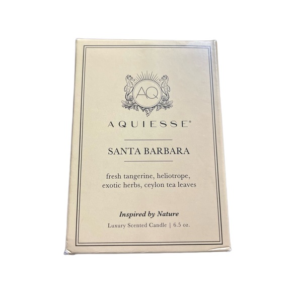 Aquiesse Santa Barbara Luxury Scented Candle 6.5 oz 40 Hr Burn Time - Picture 3 of 5